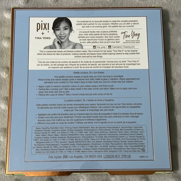 Pixi + Tina Yong Tones & Textures Eyeshadow Palette 22g NEW/UNUSED - Picture 2 of 3